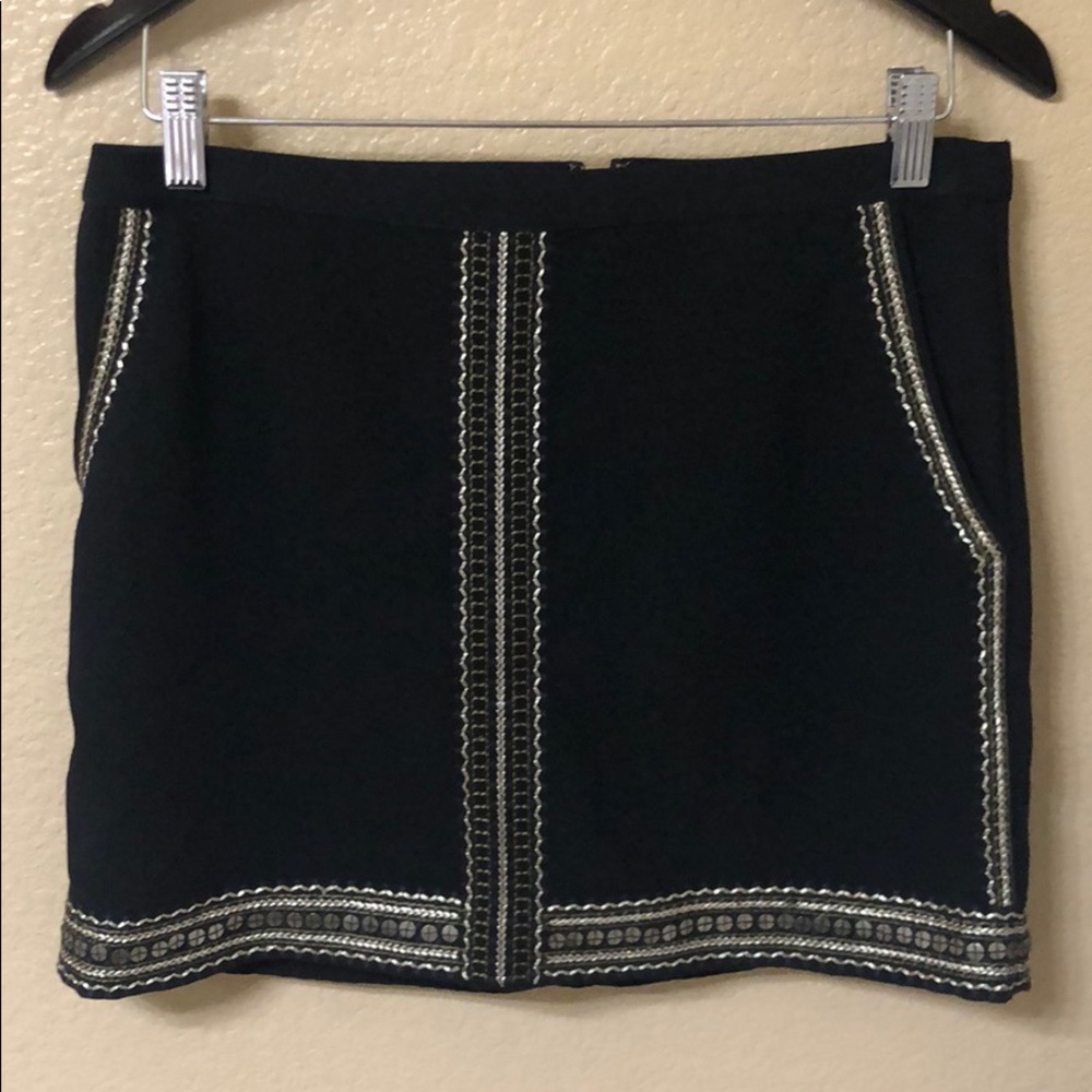 Embellished mini skirt